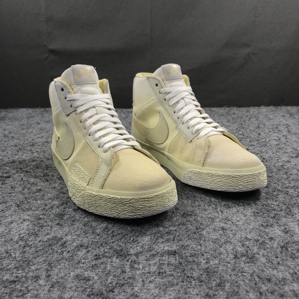 Nike SB Zoom Blazer Mid Shoes Mens 9.5 Lemon Wash Skate Sneakers DR9087-700